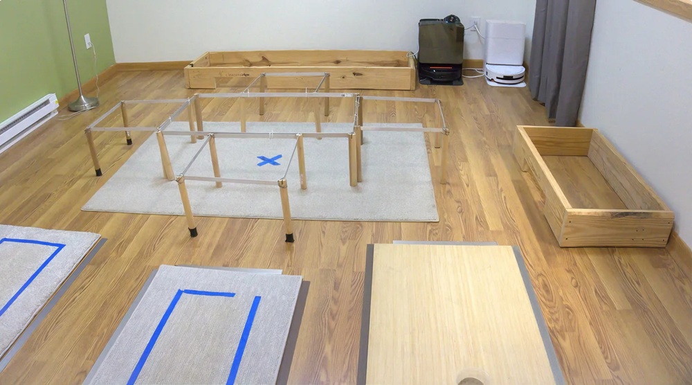 Robot Vacuum Coverage Test Room