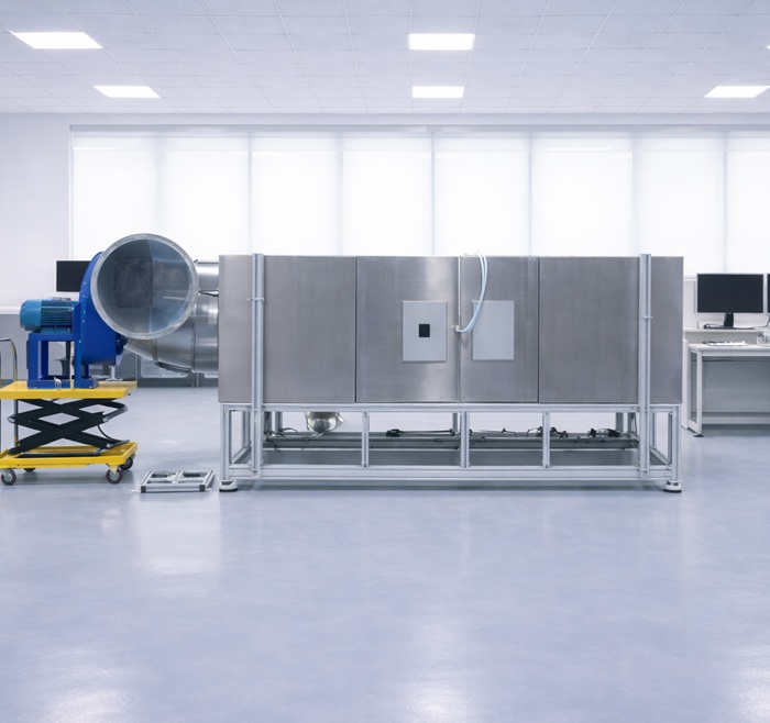 UAV Airflow Wind Tunnel Test System