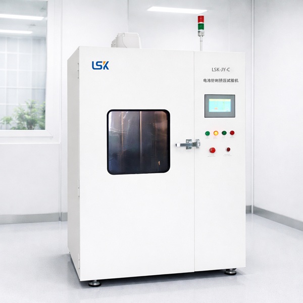 Battery Crush and Nail Penetration Test Machine
