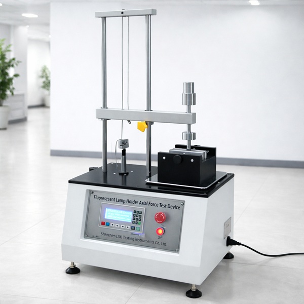 Fluorescent Lampholder Axial Force Test Device